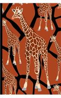 Giraffe Notebook: Giraffe Blank Lined Journal, Gift For Giraffes Lovers, Women, Men, Kids or Adults (6" x 9")