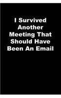 I Survived Another Meeting That Should Have Been An Email