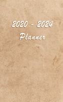 2020 - 2024 - Five Year Planner: Agenda for the next 5 Years - Monthly Schedule Organizer - Appointment, Notebook, Contact List, Important date, Month's Focus, Calendar - 60 Months 