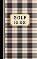 Golf Log Book: Golfers Scorecard Game Stats Yardage Course Hole Par Tee Time Sport Tracker Fit In Bag 5 x 8 Small Size Game Details Note Score For 52 Games Red Bla