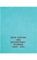 Bookkeeping and accountancy Planner: The large organisational page per day tax year diary and client overview suitable for Accountancy businesses and self employed tax business to log a