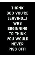 You're Leaving