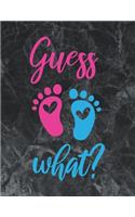 Guess what: The best week by week pregnancy journal notebook