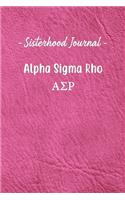 Sisterhood Journal Alpha Sigma Rho