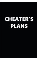 2020 Weekly Planner Funny Theme Cheater's Plans Black White 134 Pages: 2020 Planners Calendars Organizers Datebooks Appointment Books Agendas