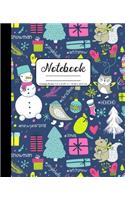 Notebook College Ruled 7.5 x 9.25 in / 19.05 x 23.5 cm