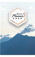 Daily Planner 2020: Beautiful Nature Sky Clouds Mountains 52 Weeks 365 Day Daily Planner for Year 2020 6x9 Everyday Organizer Monday to Sunday Life Plan Academic Schedu