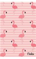 Notes: Pink Flamingo College Ruled Journal for Taking Notes Journaling School or Work