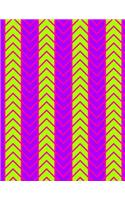 Bright Fun Colors #1 (Zig Zag): Everyday Notebook