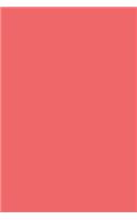 Coral 101 - Graph Notebook: Medium Ruled, Soft Cover, 6 x 9 Journal, 101 Pages