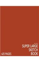 Burnt Orange Large Sketchbook
