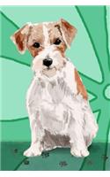 Bullet Journal Notebook for Dog Lovers, Jack Russell Terrier Sitting Pretty 4: Graph Design - 162 Numbered Pages with 150 Graph Style Grid Pages, 6 Index Pages and 2 Key Pages for Journaling, Writing, Planning and Doodling, for