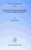 Protection of Minority Shareholders in Vietnam, Thailand and Malaysia.