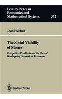 Social Viability of Money: Competitive Equilibria and the Core of Overlapping Generations Economies