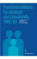 Psychosomatische Gynäkologie Und Geburtshilfe 1992/93