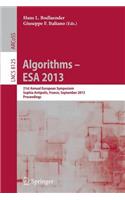 Algorithms - ESA 2013