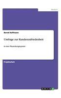 Umfrage zur Kundenzufriedenheit