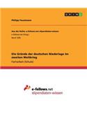 Gründe der deutschen Niederlage im zweiten Weltkrieg