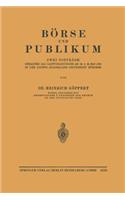 Börse Und Publikum