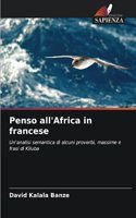 Penso all'Africa in francese