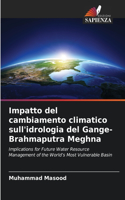 Impatto del cambiamento climatico sull'idrologia del Gange-Brahmaputra Meghna