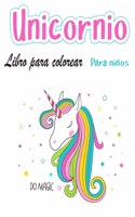 Libro para colorear unicornio para ninos de 4 a 8 anos.
