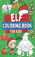 Elf Coloring Book For Kids