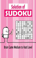 Solution of Sudoku