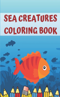 Sea Creatures Coloring Book