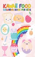 Kawaii Food Coloring Book For Kids