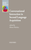 Conversational Interaction in Second Language Acquisition