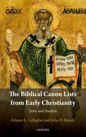 Biblical Canon Lists from Early Christianity