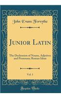 Junior Latin, Vol. 1: The Declension of Nouns, Adjetives and Pronouns; Roman Ideas (Classic Reprint)