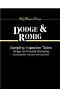 Sampling Inspection Tables: Single and Double Sampling