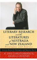 Literary Research and the Literatures of Australia and New Zealand