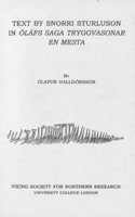 Text by Snorri Sturluson in Olafs Saga Tryggvasonar En Mesta