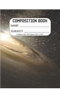 Composition Book: Composition/Exercise book, Notebook and Journal for All Ages, Paperback, College Lined 150 pages 7.44 x 9.69 - Planet Born Cover