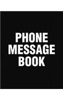 Phone Message Book