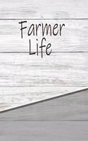 Farmer Life: Personalized Rustic Journal, Notebook Lined Pages 120 Pages 6x9