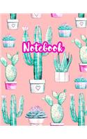 Notebook: Cute Blank Lined Journal Large 8.5 x 11 Matte Cover Design with Ruled White Paper Interior (Perfect for School Notes, Girls and Boys Diary, Kids Wri