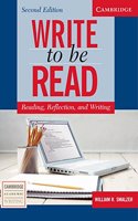Write to Be Read Student's Book South Asian Edition