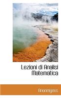 Lezioni Di Analisi Matematica