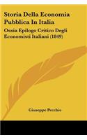 Storia Della Economia Pubblica In Italia