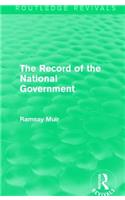 The Record of the National Government