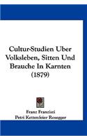 Cultur-Studien Uber Volksleben, Sitten Und Brauche in Karnten (1879)