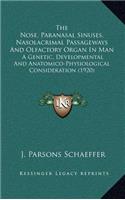 The Nose, Paranasal Sinuses, Nasolacrimal Passageways and Olfactory Organ in Man