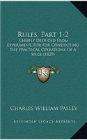 Rules, Part 1-2