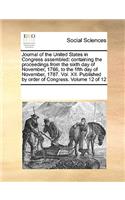 Journal of the United States in Congress assembled