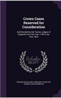Crown Cases Reserved for Consideration