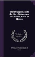 Third Supplement to the List of Coleoptera of America, North of Mexico